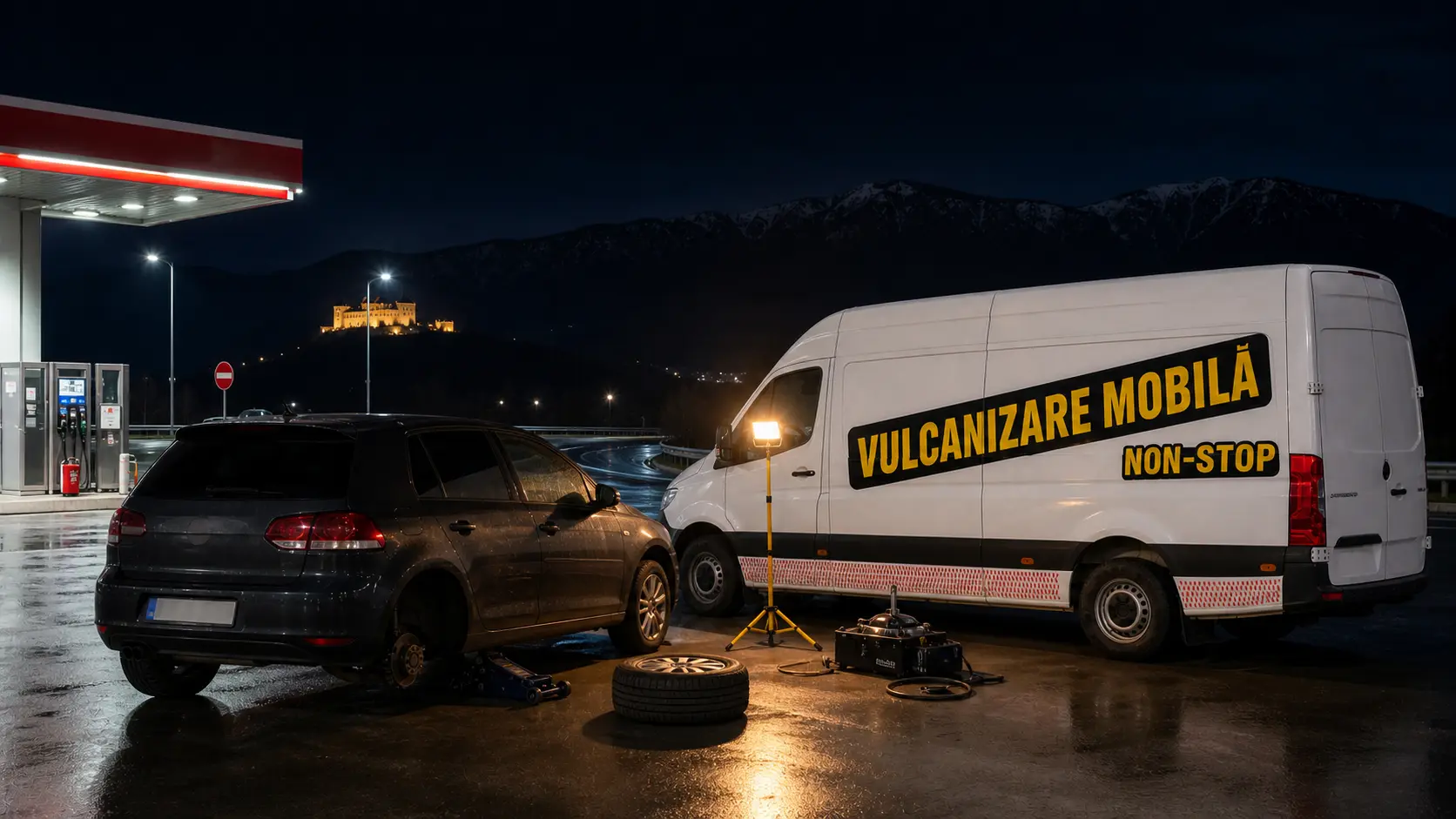 Vulcanizare mobilă non-stop